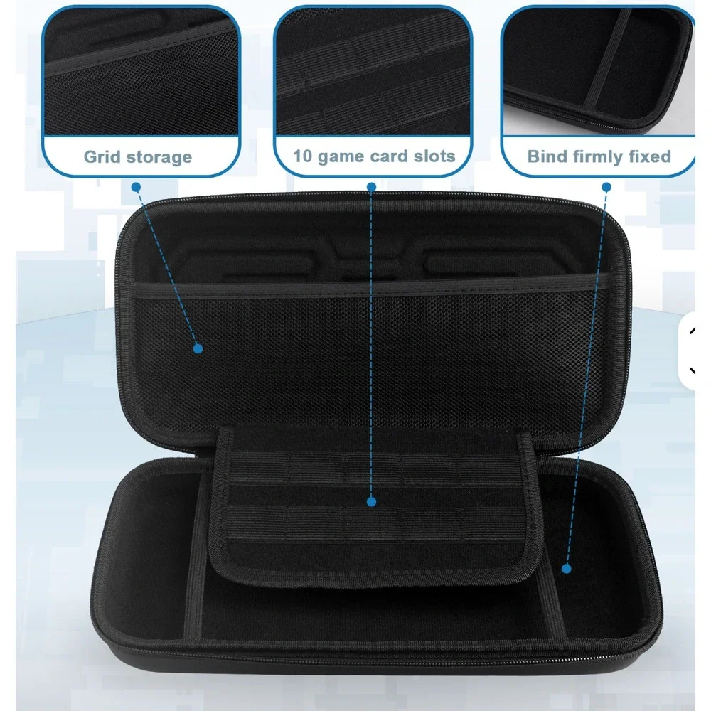 Nintendo Switch 2 Waterproof Shockproof Carry Case –GamerTech USA EVA Hard Shell